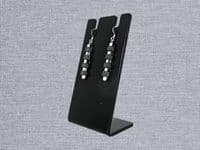 Matte Black & Silver Hematite Cubes Sterling Silver Earrings | Silver Sensations