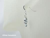 Silver Austrian Made Crystals & Sterling Silver Ring Earrings | Silver Sensations