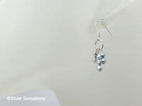 Silver Austrian Made Crystals & Sterling Silver Ring Earrings | Silver Sensations