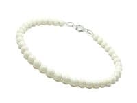 Slim Cream Pearls Bracelet  - Bridesmaids Gift | Handmade Jewellery  | Silver Sensations  |  Swarovski Pearls