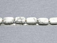 White & Pastel Grey Howlite Unique Bracelet With Sterling Silver | Natural Semi Precious Gemstones | Silver Sensations