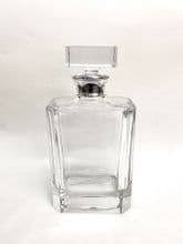 Bourbon Decanter with Sterling Silver Collar.