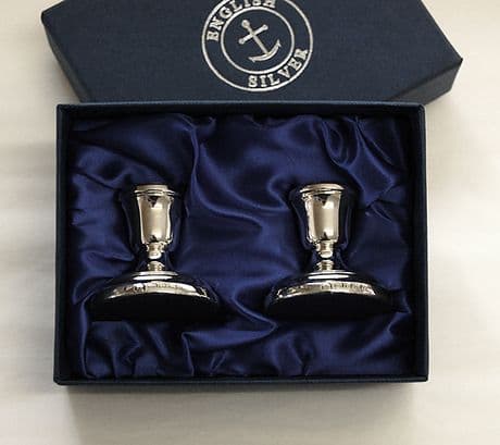 Mini Sterling Silver Candlesticks