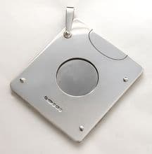 Silver Square Cigar Cutter