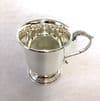 Sterling Silver Childs Christening Cup - Large