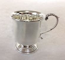 Sterling Silver Childs Christening Cup - Large