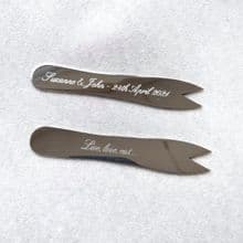 Sterling Silver Chip Fork