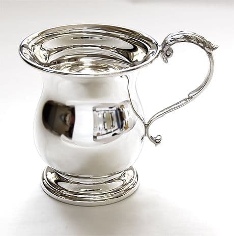 Sterling Silver Christening Cup - Georgian Style