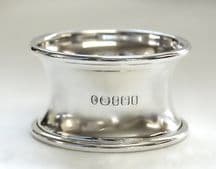 Sterling Silver Concave Napkin Ring