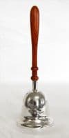 Sterling Silver Dinner Bell with wooden handle