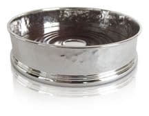 Sterling Silver Hammered finished Wine Coaster