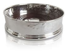 Sterling Silver Hammered finished Wine Coaster