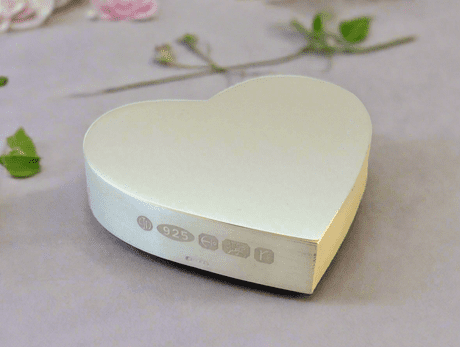 Sterling Silver Heart Paperweight