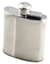 Sterling Silver Hip Flask - Kidney