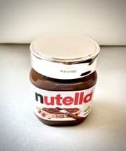 Sterling Silver Lid for Jar of Nutella