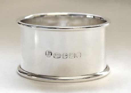 Sterling Silver Plain Napkin Ring