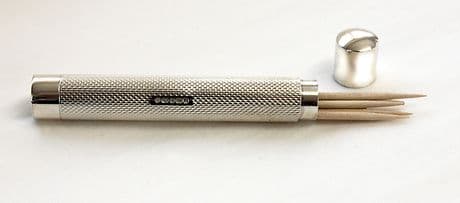 Sterling Silver Tooth pick (cocktail stick) Holder
