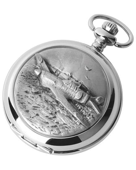 'Hurricane' Quartz Pocket Watch with Chain