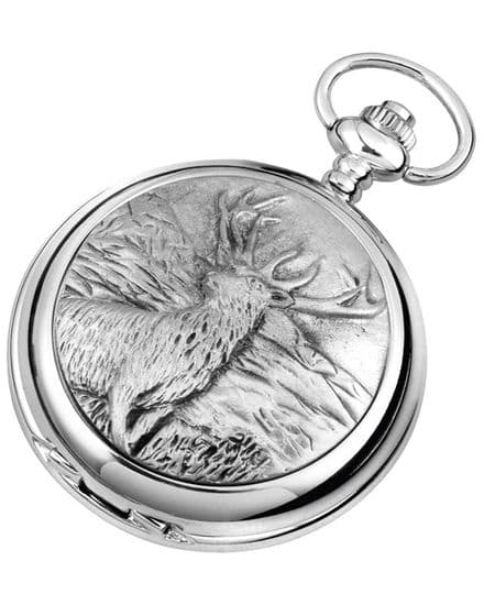 'Monarch of the Glen' Quartz Pocket Watch with Chain