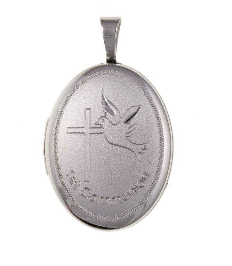 1st Holy Communion Silver Locket |
