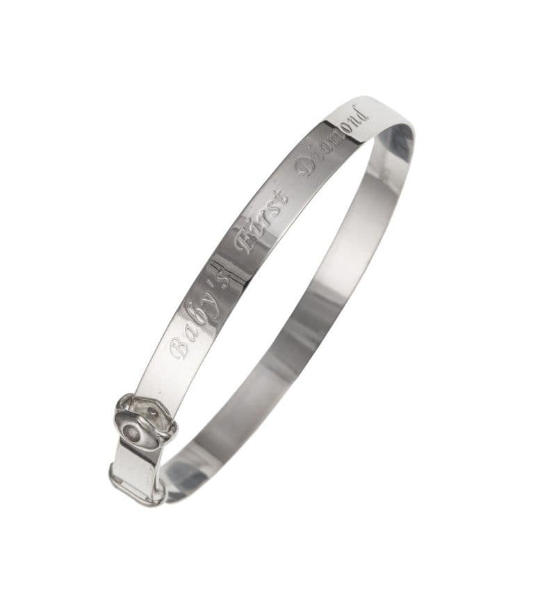 Baby's First Diamond Expanding Bangle.