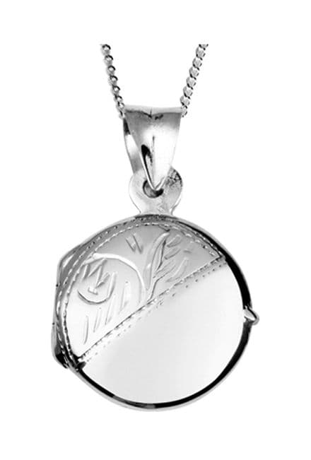 Circular Sterling Silver Locket