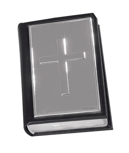 Hallmarked Sterling Silver Black Bible