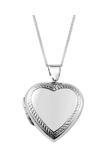 Heart Shaped Sterling Silver Locket