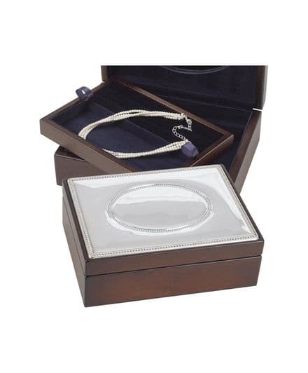 Jewellery Box with Sterling Silver Top