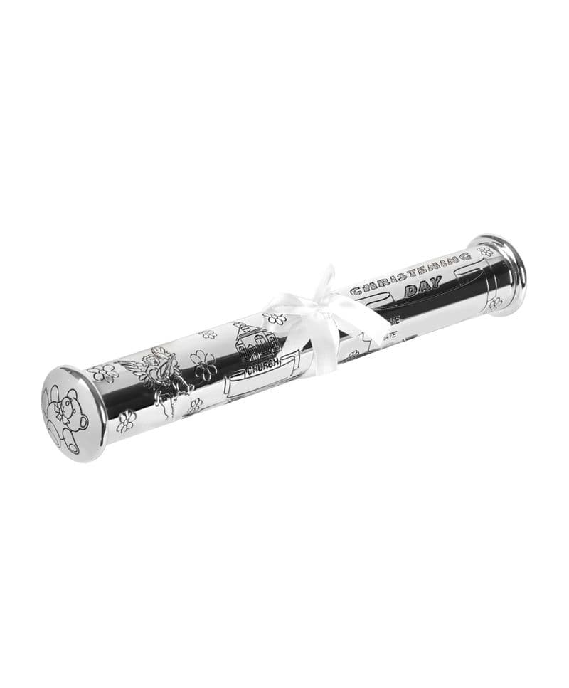 Silver Plated Certificate Tubes | London Silver Company | Silver Certificate Tube