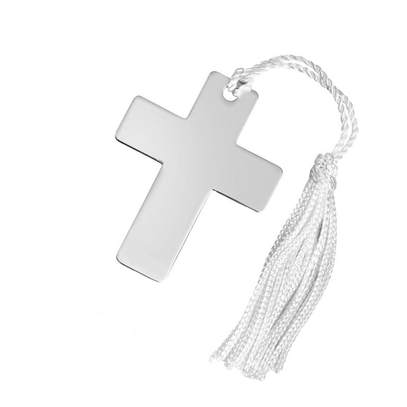 Silver Plated Cross Bookmark | London Silver Company | Silver Bookmark