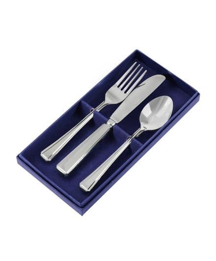 Stainless Steel 'Harley' Three Piece Child's K.F.S. Set