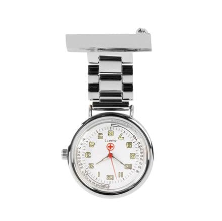 Stainless Steel Nurses Fob Watch