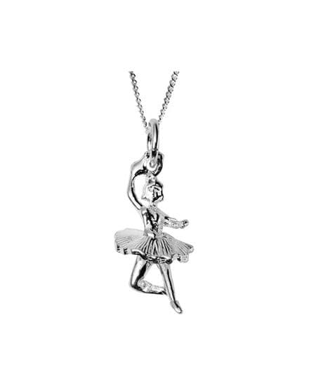Sterling Silver 'Ballerina' Pendant with 40cm chain