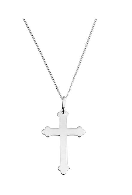 Sterling Silver Budded Cross