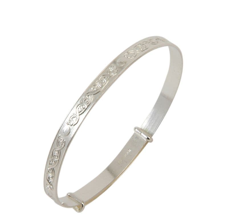 Sterling Silver Bangles |London Silver Company | Celtic Silver Bangle