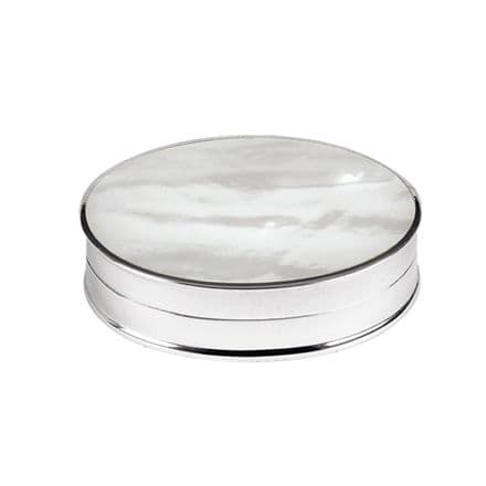 Sterling Silver 'Mother of Pearl' Pillbox