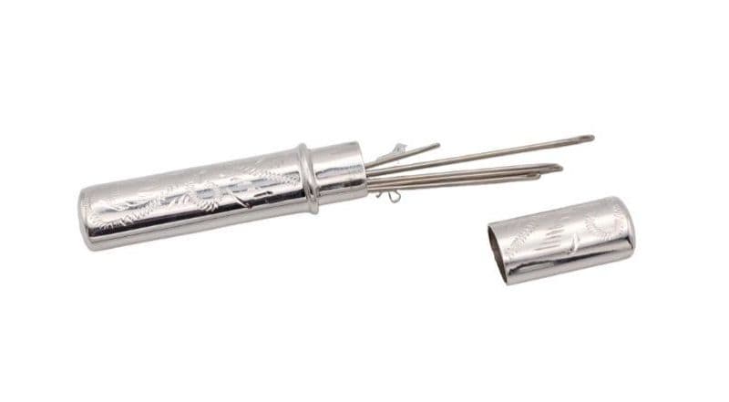 Sterling Silver Needle case.