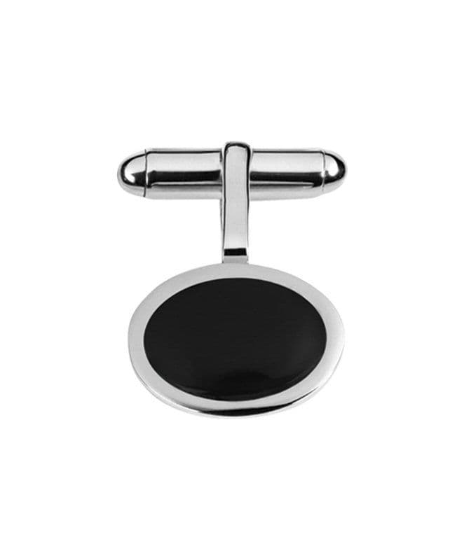 Sterling Silver Onyx Cufflinks | London Silver Company | Silver cufflinks