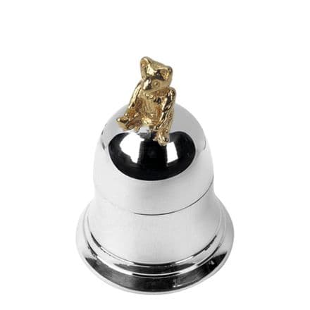 Sterling Silver Teddy Bell Tooth Box
