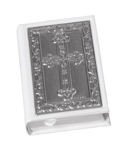 Sterling Silver White 'Fancy' Bible