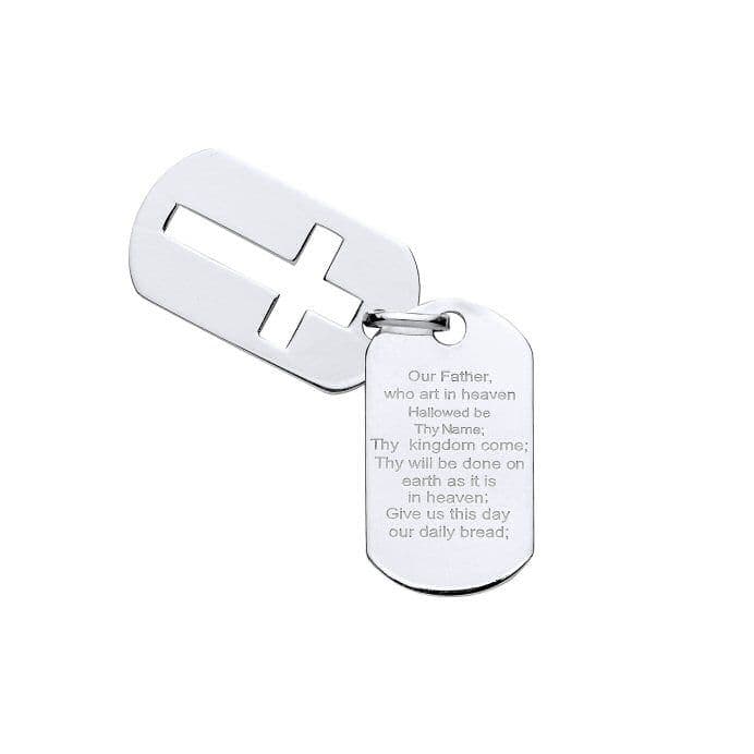 The Lord's Prayer Sterling Silver Pendant |