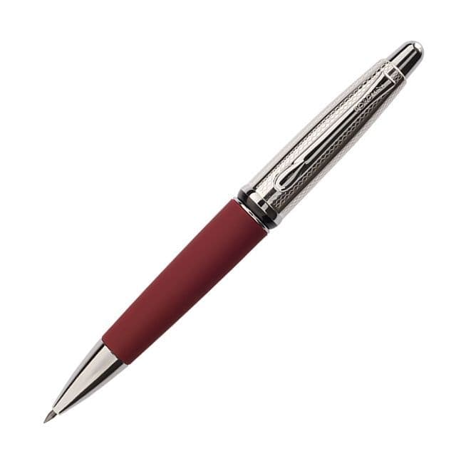Borghini Guilloche Prestige Mechanical Pencil in Soft Touch Bordeaux colour