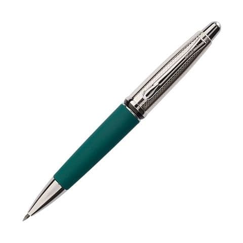 Borghini Guilloche Prestige Mechanical Pencil in Soft Touch Green