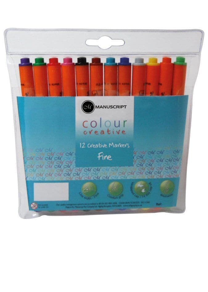Children's Felt Marker Pack Fine Tip