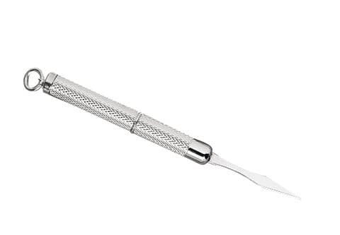 Engine Turned Sterling Silver Hallmarked Toothpick