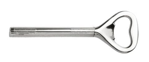 Hallmarked Sterling Silver Bottle Opener Line and Wave Pattern