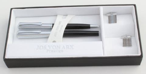 Jos Von Arx Executive Range EX03 Pen and Cufflink Set