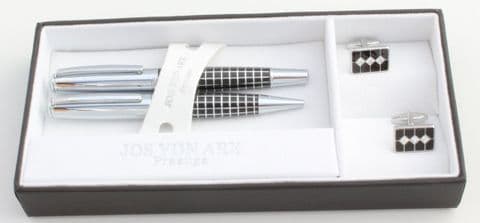 Jos Von Arx Executive Range EX04 Pen and Cufflink Set