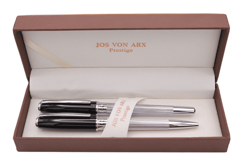 Jos Von Arx Seoul Line and Black Lacquer Pen Set